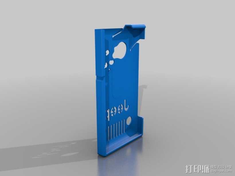 Nokia Lumia 928吉普车图案 手机保护套 3D打印模型渲染图