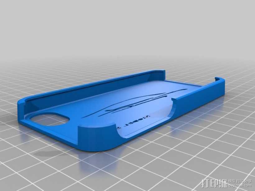 Tesla汽车iphone 手机壳 3D打印模型渲染图