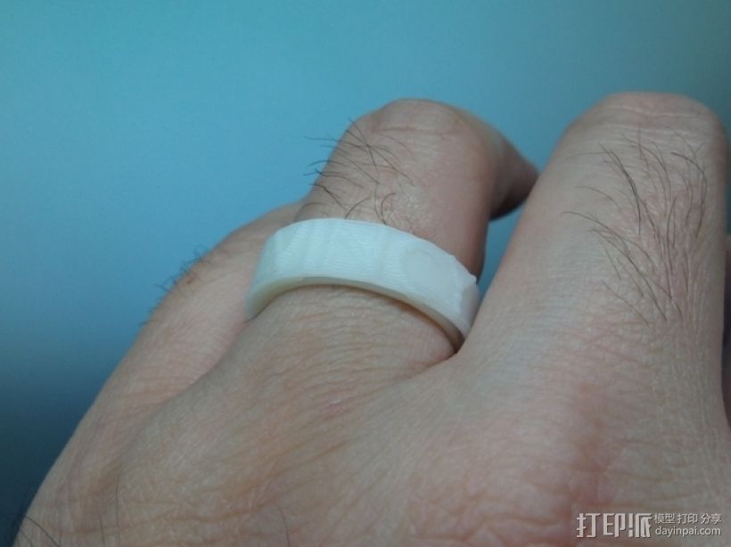 婚礼戒指 3D打印模型渲染图
