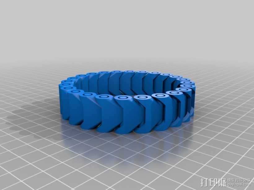 手环 3D打印模型渲染图