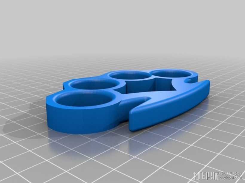 指节环 3D打印模型渲染图