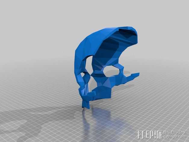 科尔武面具 3D打印模型渲染图