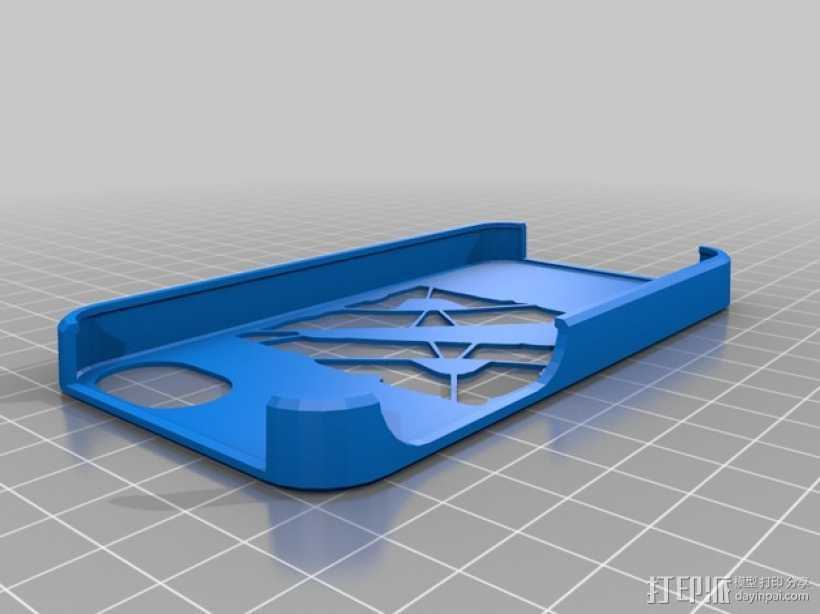 魔兽争霸 iPhone4s手机保护套 3D打印模型渲染图