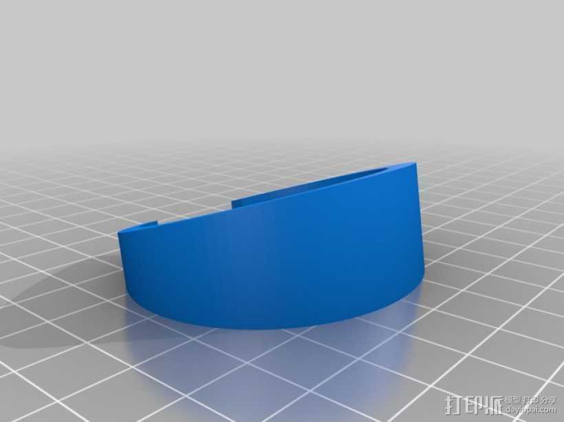 我的定制手环 3D打印模型渲染图