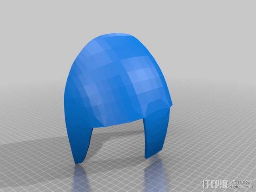 钢铁侠头盔 3D打印模型渲染图