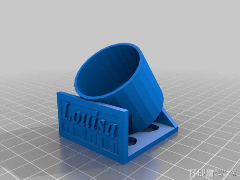 Louisa指甲油瓶架 3D打印模型渲染图