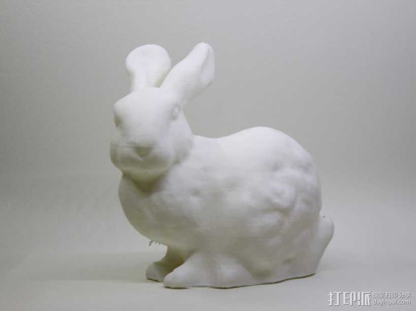 小白兔 3D打印模型渲染图