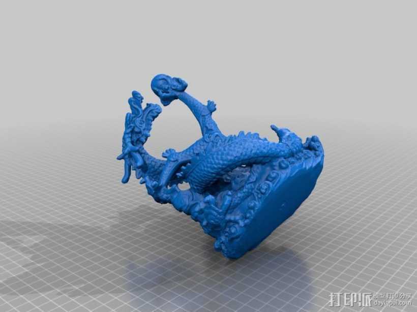 龙 3D打印模型渲染图