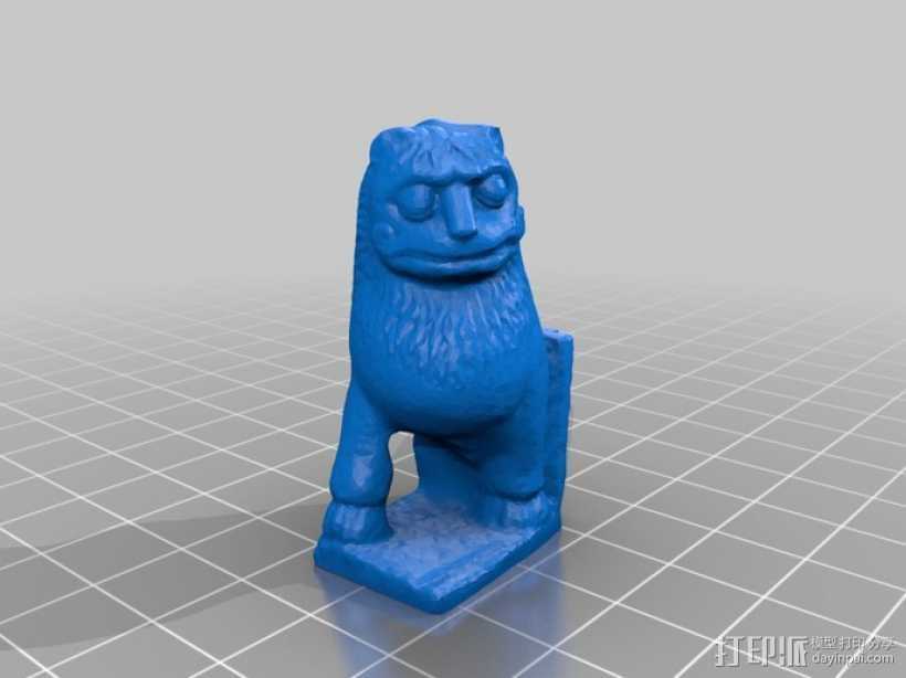 印度2世纪的狮子 模型 3D打印模型渲染图