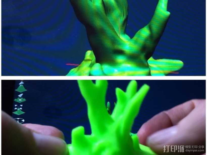 树根雕塑 3D打印模型渲染图