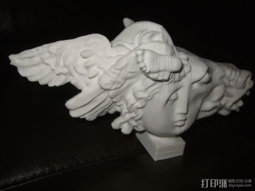 《飞马座的诞生》雕塑 3D打印模型渲染图