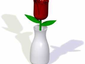 玫瑰 花瓶