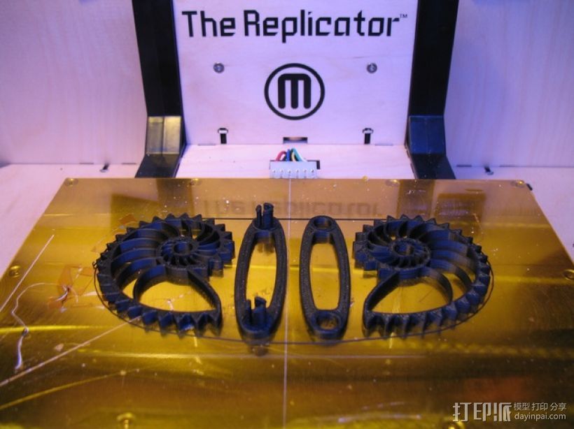 鹦鹉螺齿轮 底板 3D打印模型渲染图
