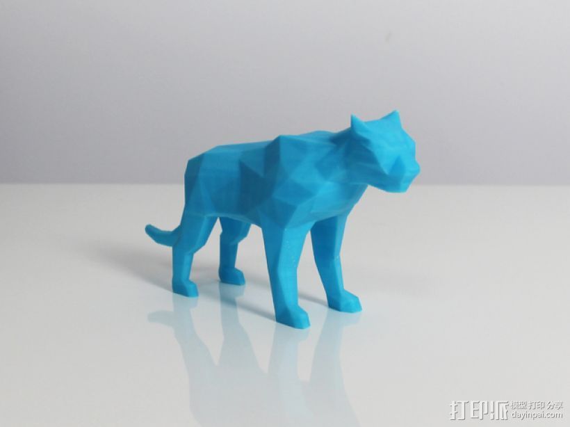 老虎 模型 3D打印模型渲染图