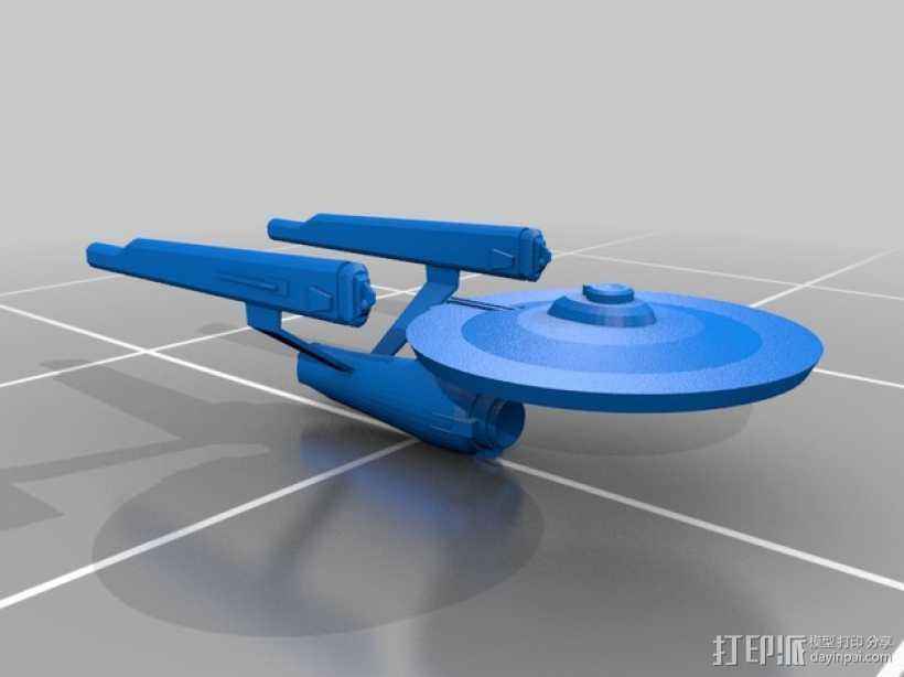 星际飞船 模型 3D打印模型渲染图