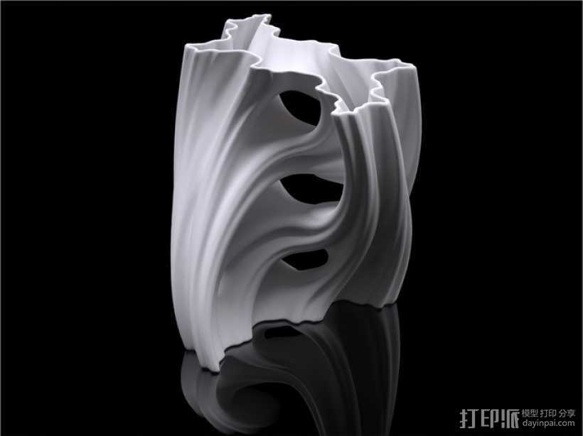Julia花瓶 3D打印模型渲染图