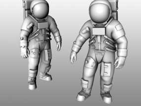 阿波罗号宇航员 模型