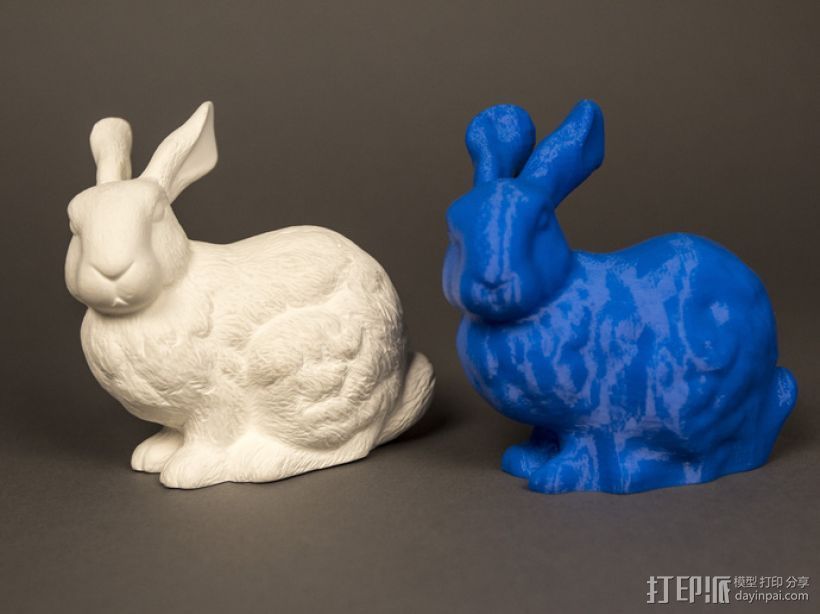兔子模型 3D打印模型渲染图