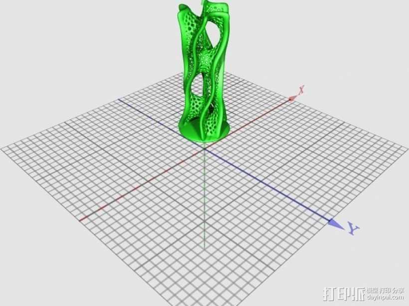 抽象物体 3D打印模型渲染图
