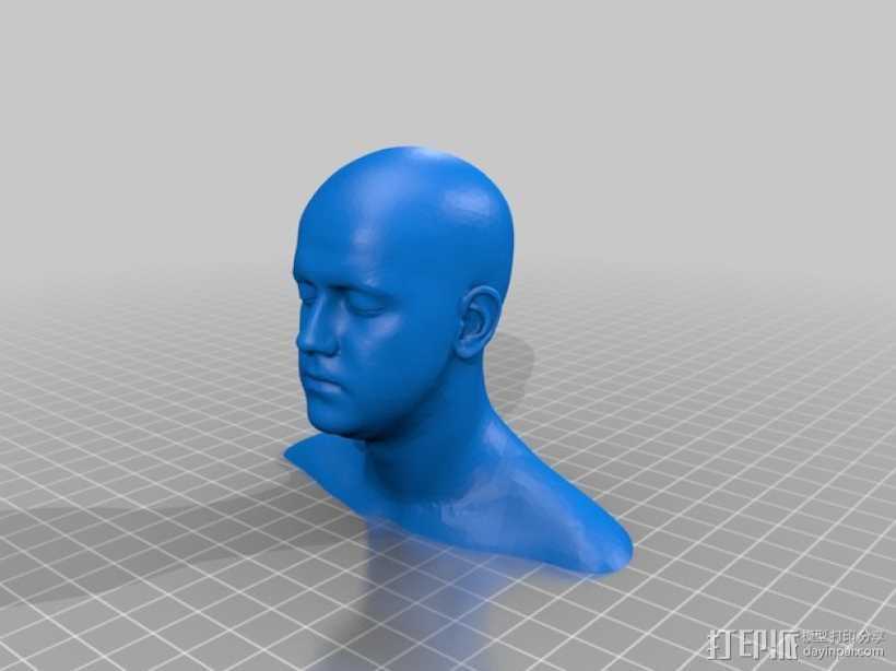 3D头像 3D打印模型渲染图