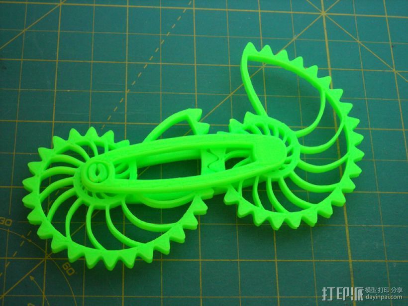 鹦鹉螺齿轮 3D打印模型渲染图