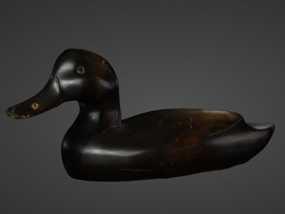 复古 诱饵鸭3D模型