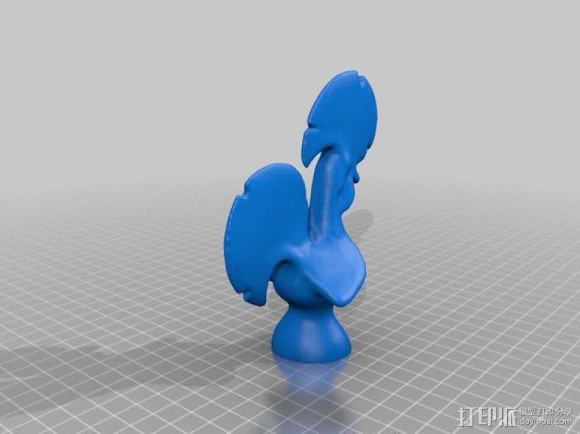 Barcelos 巴塞洛斯公鸡模型 3D打印模型渲染图