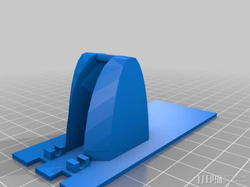 迷你弹弓 3D打印模型渲染图
