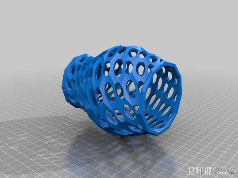 Funky花瓶 3D打印模型渲染图