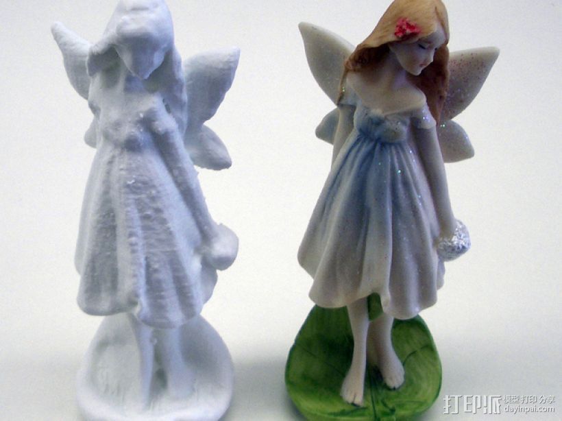 仙女玩具模型 3D打印模型渲染图