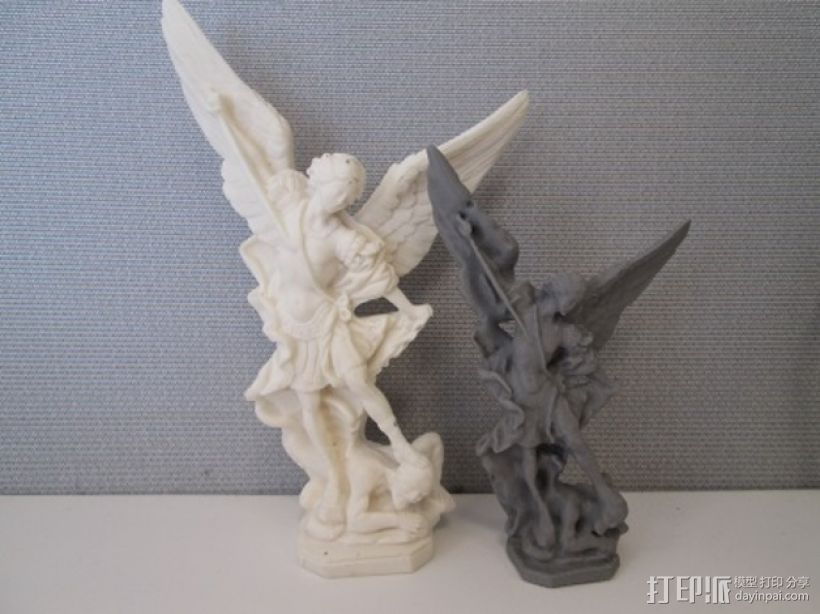 大天使米迦勒 模型 3D打印模型渲染图