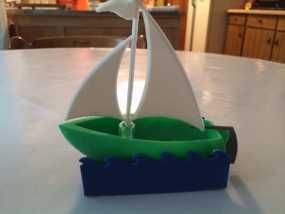 帆船 3D模型