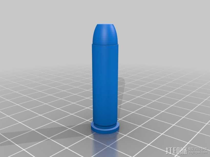 参数化子弹模型 3D打印模型渲染图