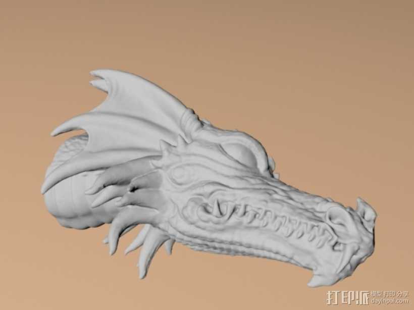 龙头模型 3D打印模型渲染图