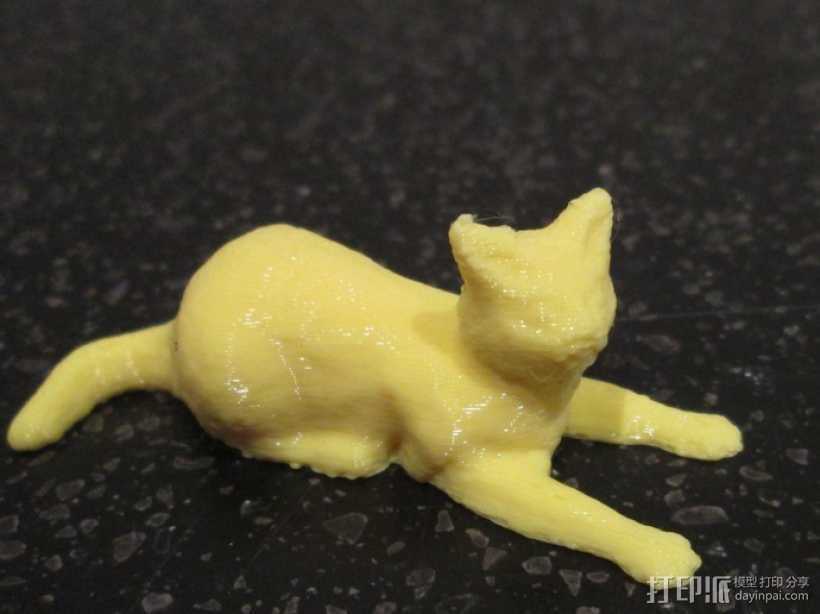 猫 模型 3D打印模型渲染图