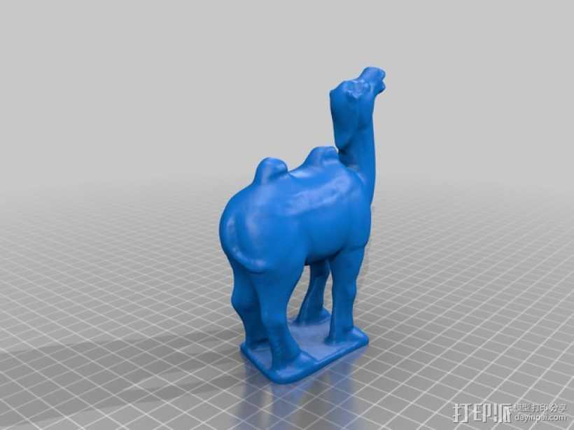 骆驼模型 3D打印模型渲染图