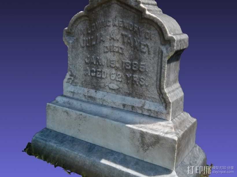 墓碑模型 3D打印模型渲染图