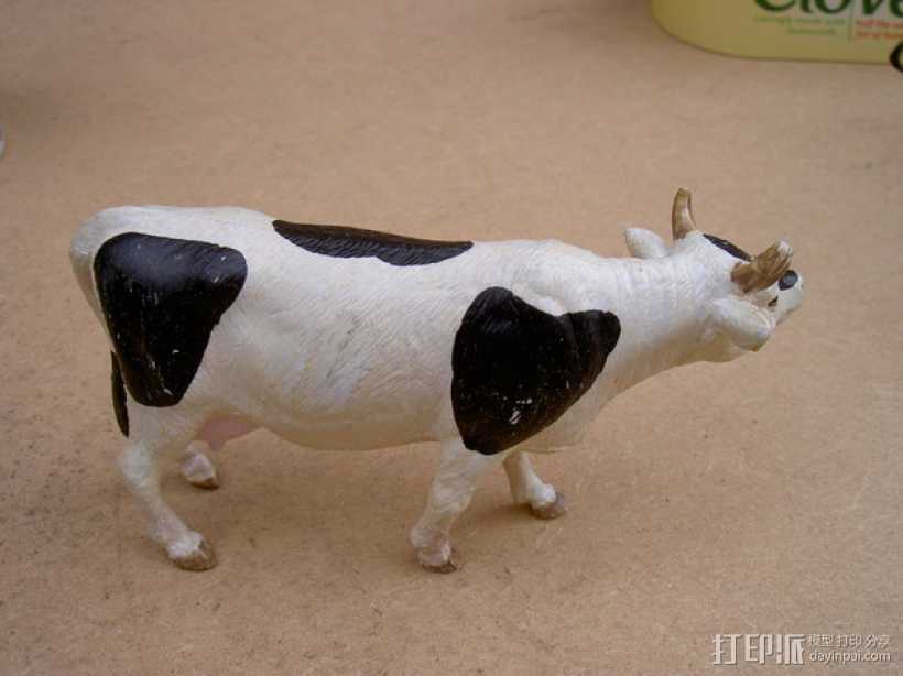 农场奶牛 3D打印模型渲染图