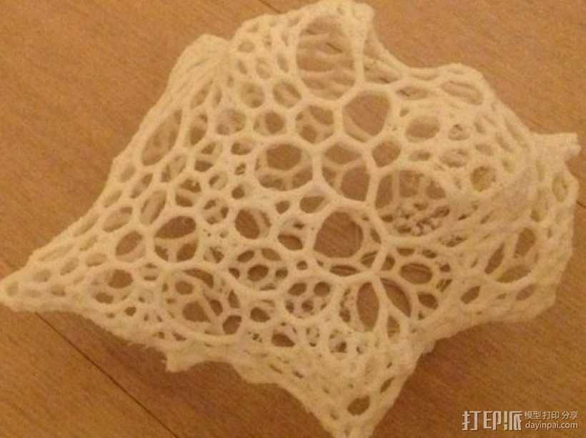 多边形网状结构 3D打印模型渲染图