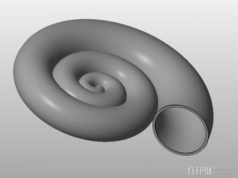 鹦鹉螺 3D打印模型渲染图