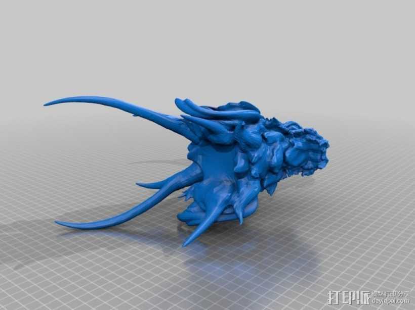 龙头 3D打印模型渲染图