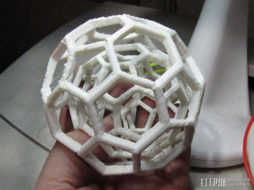 布基球 3D打印模型渲染图