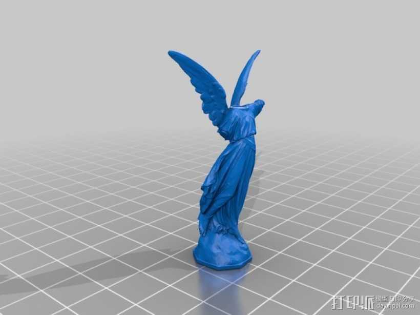 无头天使 3D打印模型渲染图