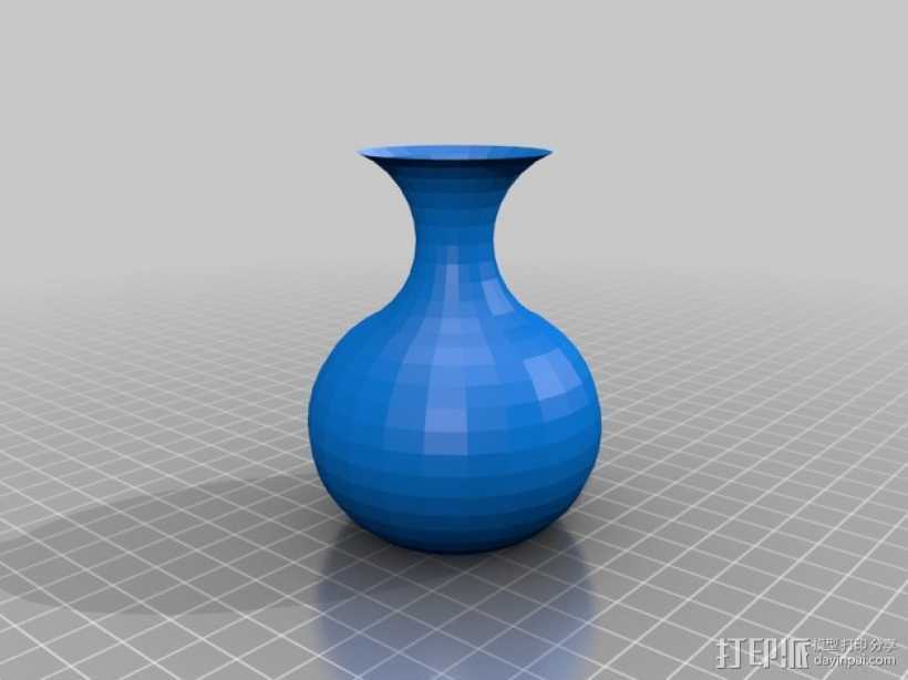 简易花瓶 3D打印模型渲染图
