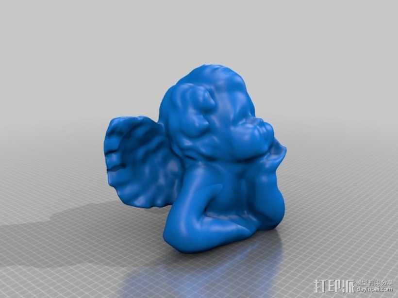 小天使 3D打印模型渲染图