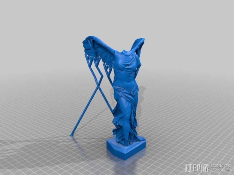 胜利女神雕像模型 3D打印模型渲染图