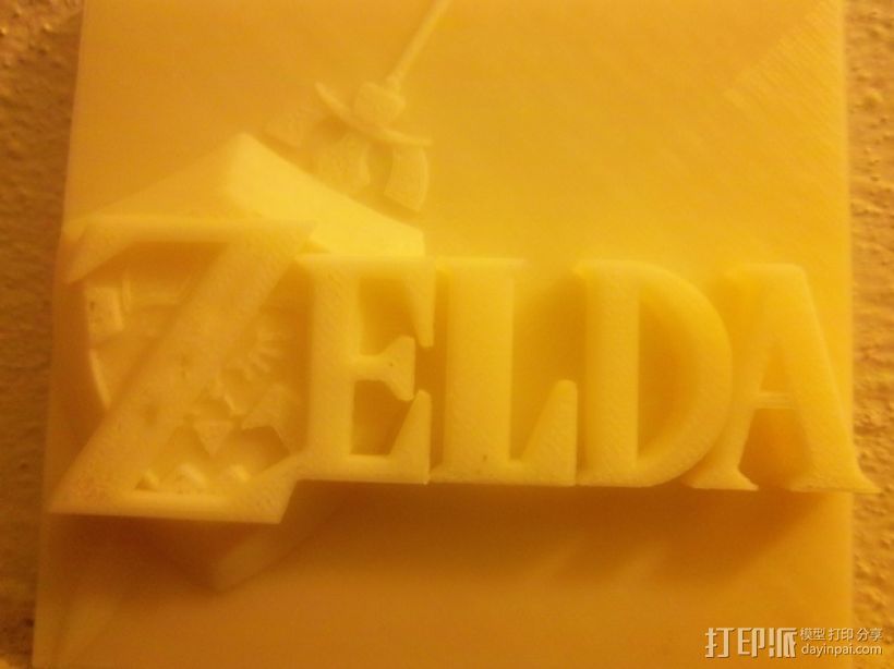 塞尔达传说 3D打印模型渲染图