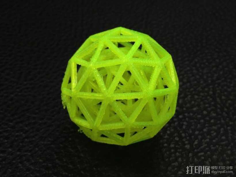 双层球 球中球 3D打印模型渲染图