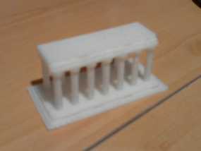 希腊神庙模型