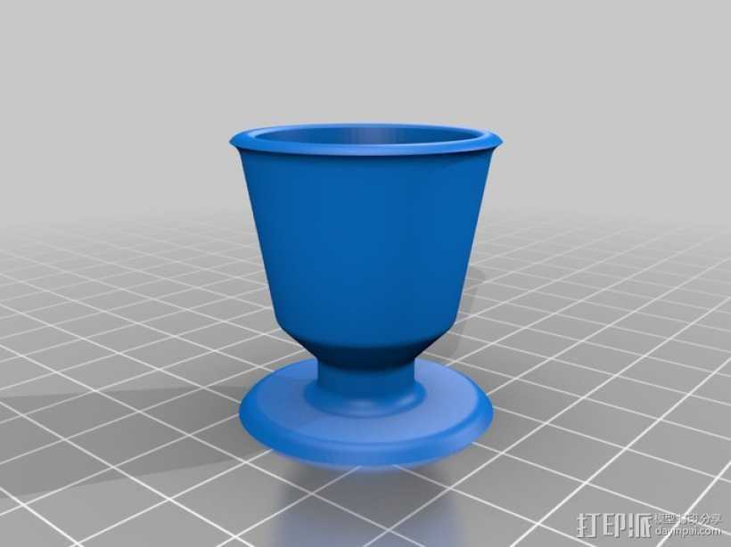 毕达哥拉斯杯 公道杯 3D打印模型渲染图
